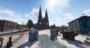 Kutno odwzorowane w znanej grze! Trwa budowa miasta w Minecraft