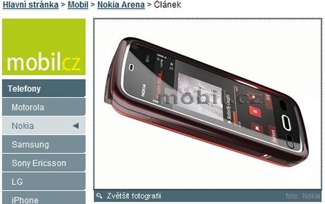 Nokia 5800 z Symbianem S60 Taco 5 - pierwsze zdjęcie i specyfikacja