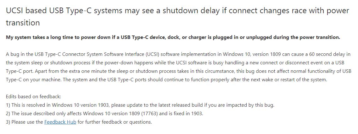 Problem z długim wyłączaniem komputera został opisany na łamach storny pomocy technicznej Microsoftu.