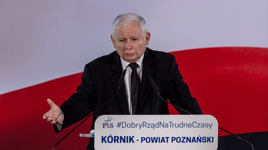 Kaczyński w Kórniku. Problemy to wina PO