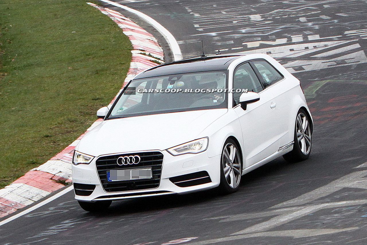 Nowe Audi S3 testowane na torze Nürburgring