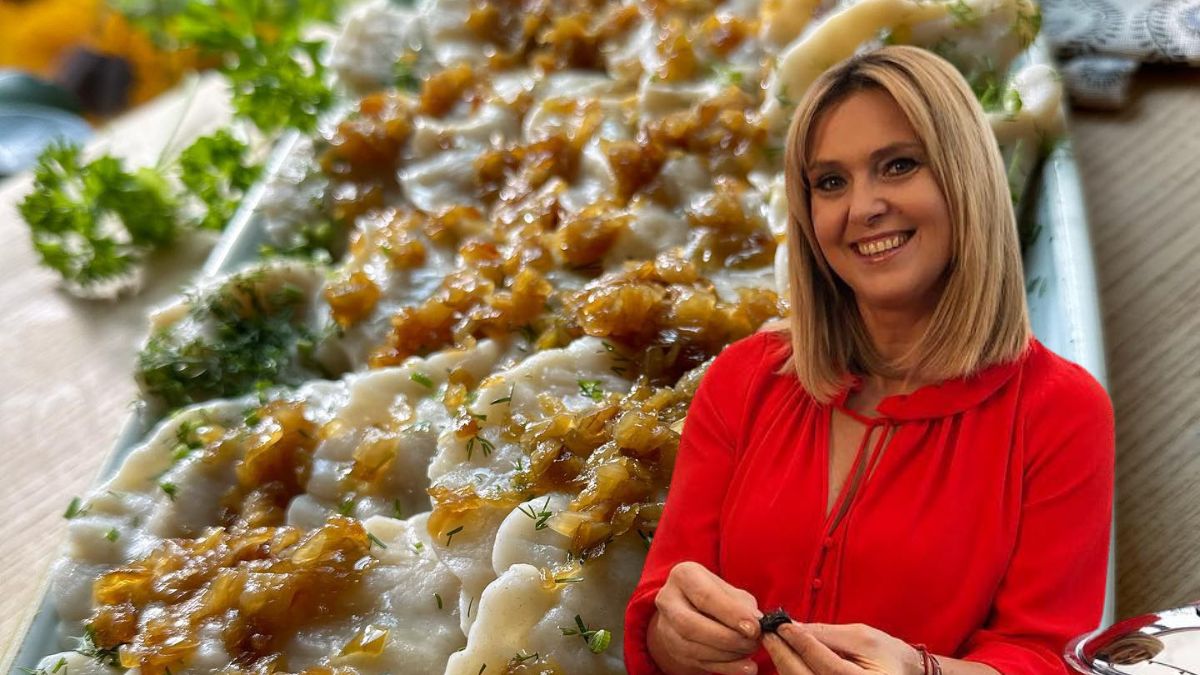 Ewa Wachowicz wykorzystuje grzyby m.in. w przepisie na pierogi