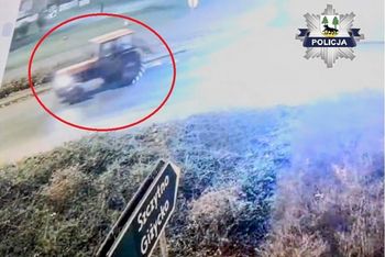 Pisz: Czujność policjanta uratowała kierowcę ciągnika