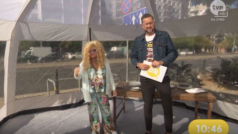 Magda Gessler rzuca talerzami w "Dzień dobry TVN"