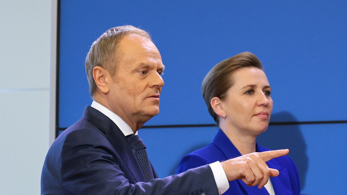 Premierzy Polski i Danii: Donald Tusk i Mette Frederiksen