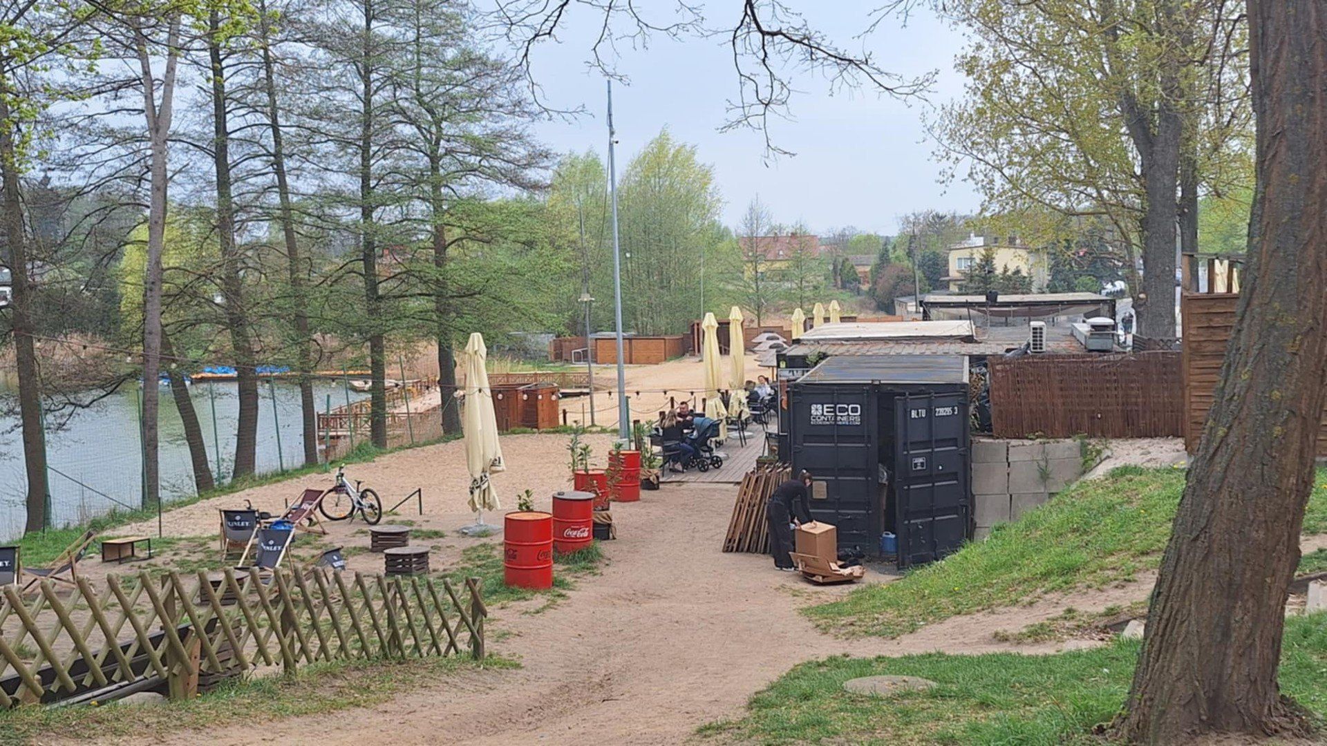 Plaża w Kłodawie - z Gorzowa jest tutaj rzut beretem