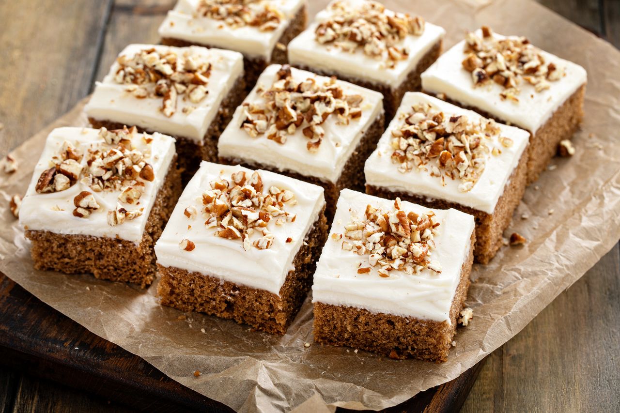 Pumpkin and carrot cake