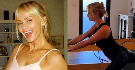 54-letnia Izabella Scorupco wygina śmiało ciało, prezentując trening rozciągający. Czas się dla niej zatrzymał?