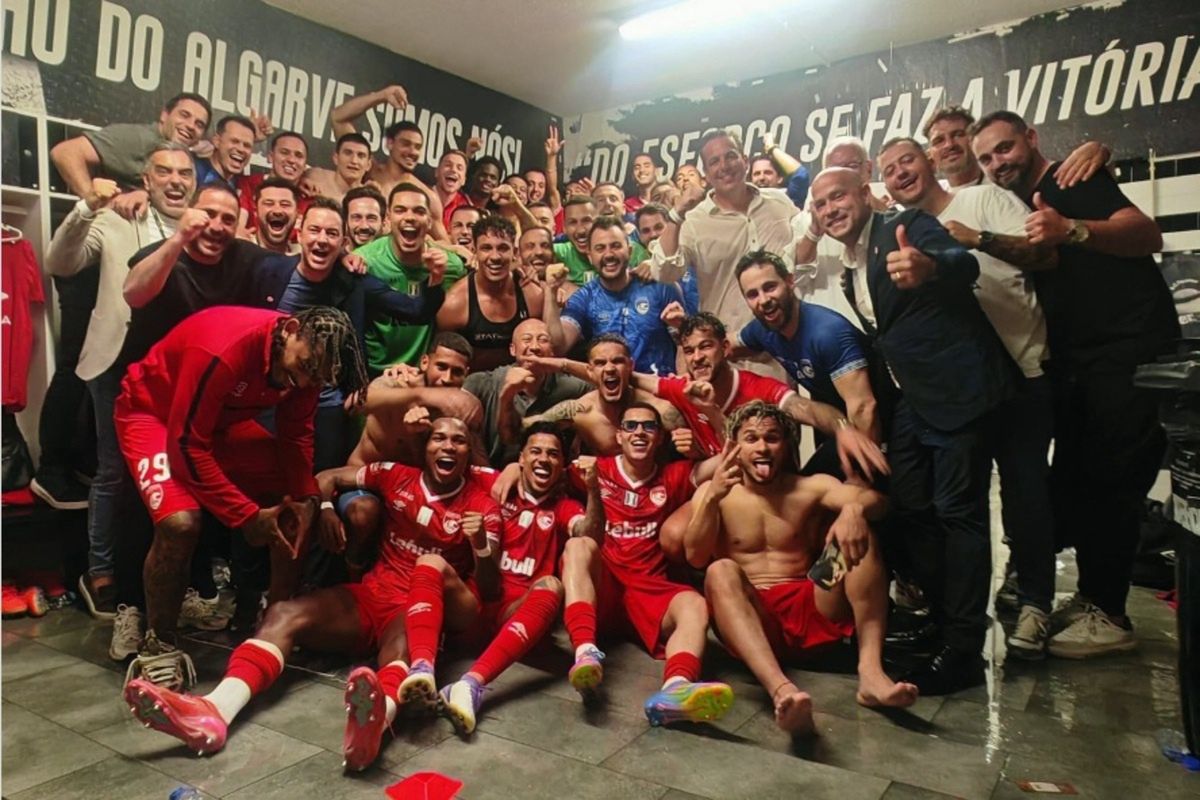 Piłkarze UD Santa Clara po awansie do europejskich pucharów