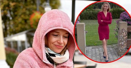 Marta z "Rolnik szuka żony" w eleganckiej kreacji. "Gdzie masz dres kobieto?"