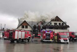 Płonie karczma pod Łodzią. Na miejscu 30 zastępów