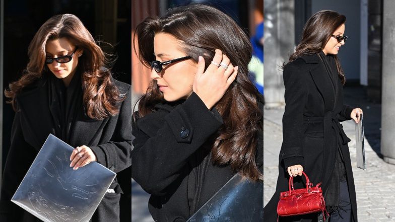 Julia Wieniawa wychodzi z Dzień Dobry TVN