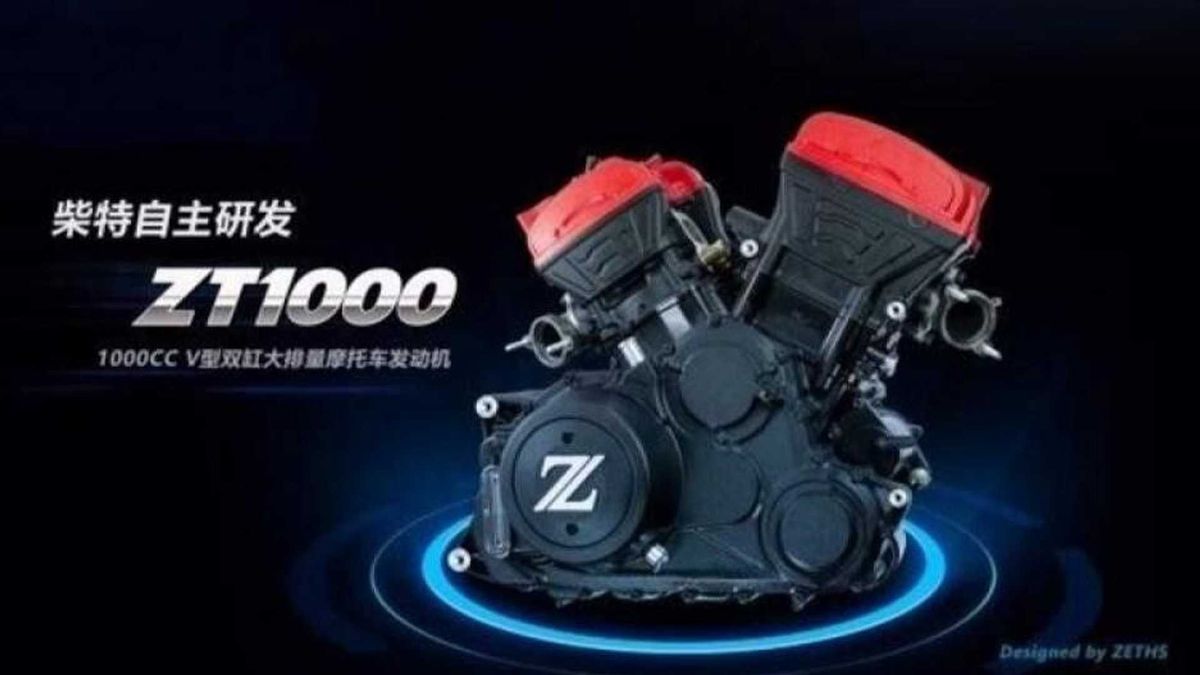 Silnik ZT1000 chińskiej firmy Zeths jest mocno wzorowany na konstrukcji Indiana