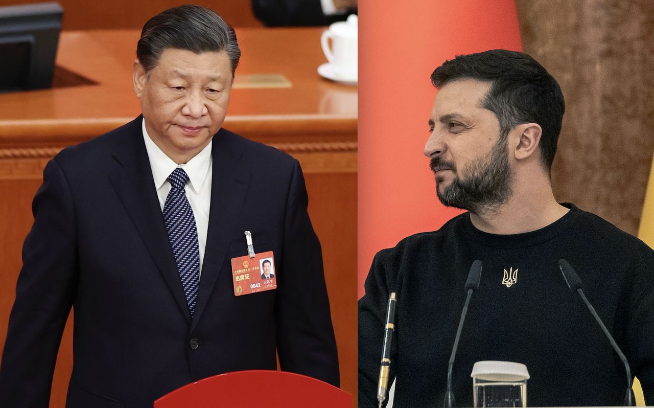 Zapowiadana rozmowa telefoniczna między prezydentem Ukrainy Wołodymyrem Zełenskim a prezydentem Chin Xi Jinpingiem może się nie odbyć