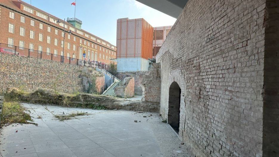 Relikty Bastionu Wiebe w Gdańsku
