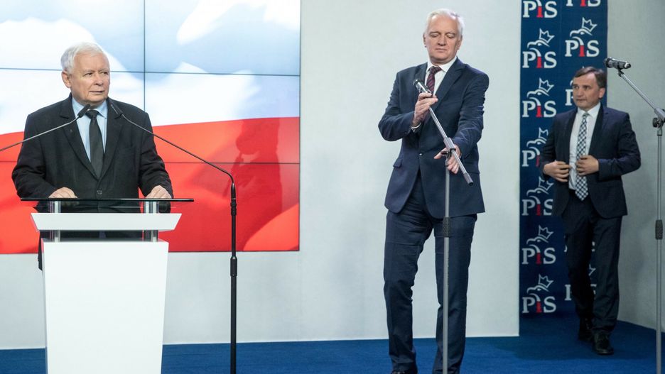 Jarosław Kaczyński, Zbigniew Ziobro i Jarosław Gowin