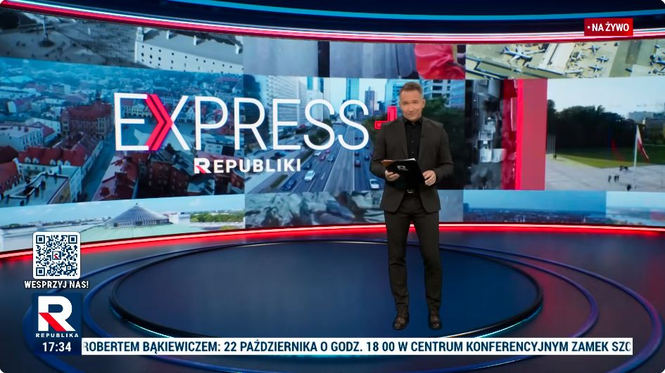 Rafał Patyra w programie "Express Republiki Plus"