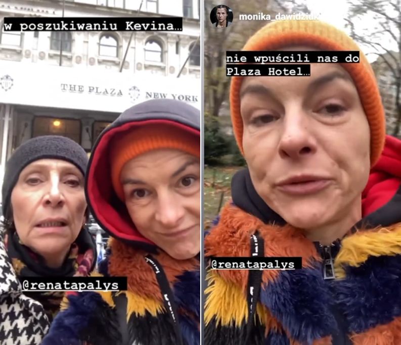 Renata Pałys i Monika Dawidziuk niestety nie weszły do Plaza Hotel