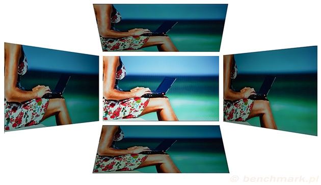 Sony Xperia Z tablet kąty widzenia