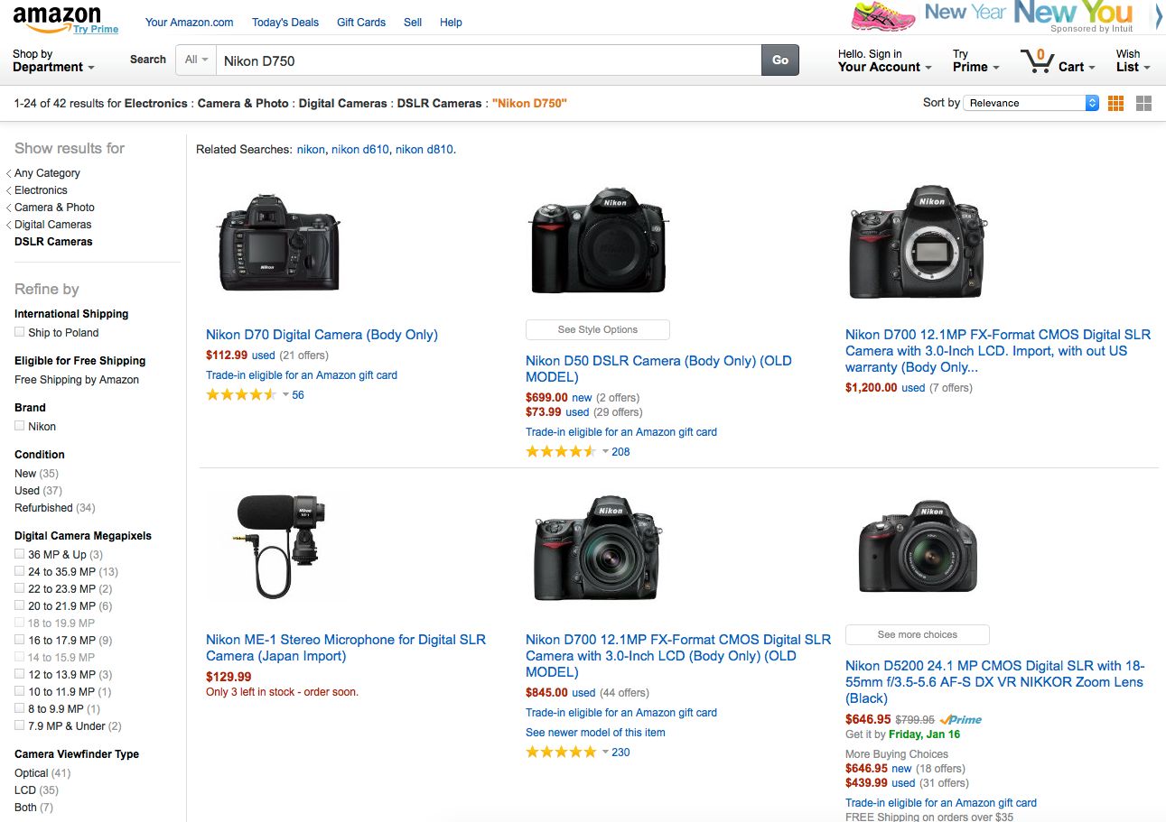 Nikon po cichu wycofuje ze sklepów lustrzankę D750. Kiedy aparat wróci na półki? 2