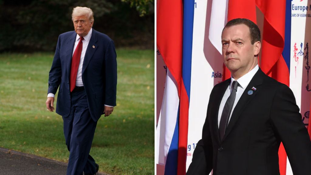 Donald Trump reaguje na słowa Dmitrija Miedwiediewa