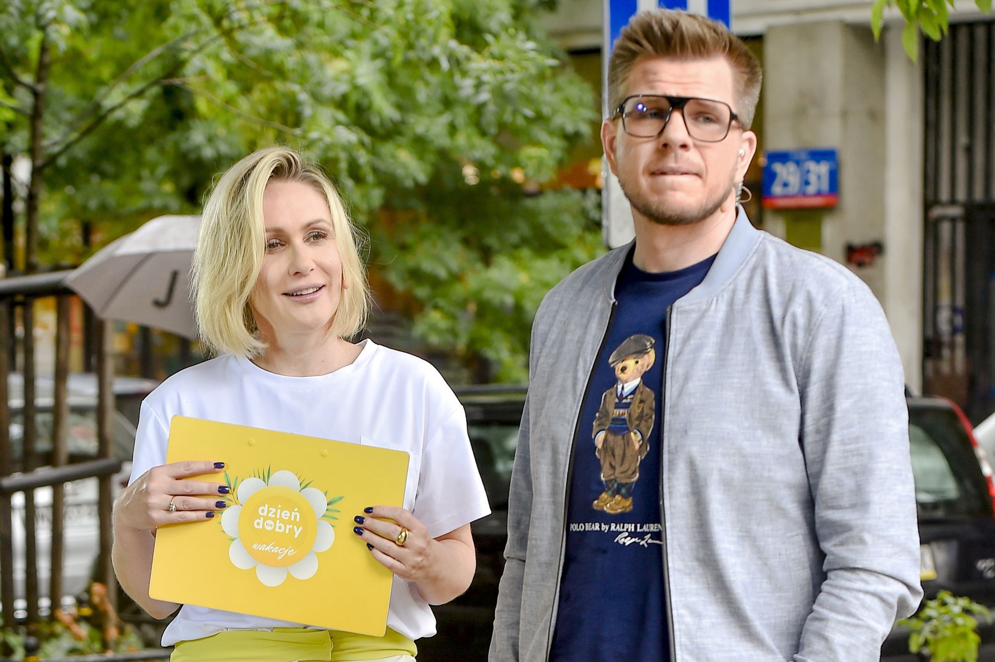 Małgorzata Ohme i Filip Chajzer w "DD TVN"