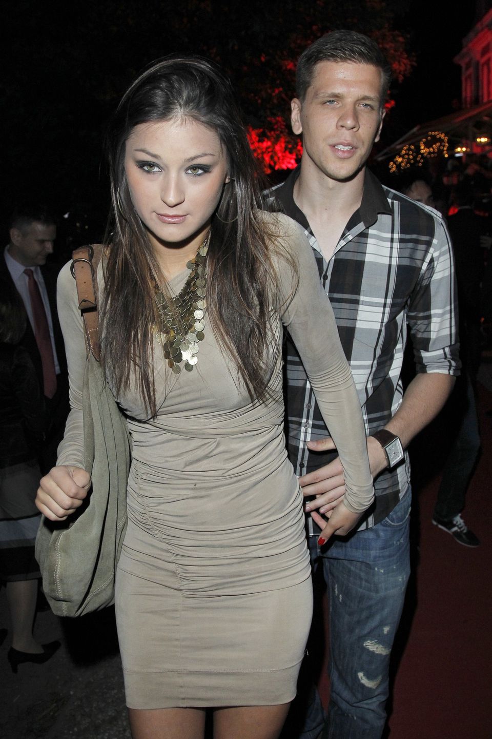 Sandra Dziwiszek i Wojciech Szczęsny