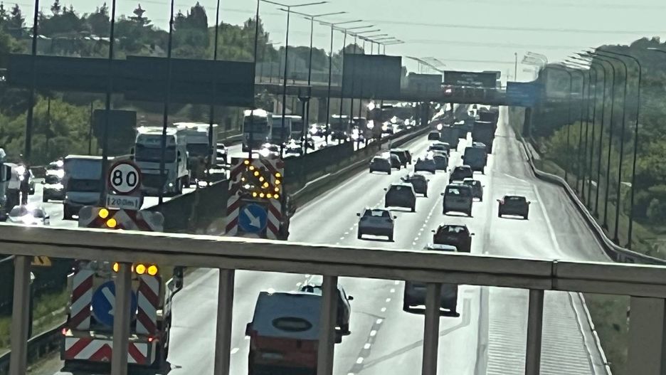 Od poniedziałku kolejne utrudnienia na A2