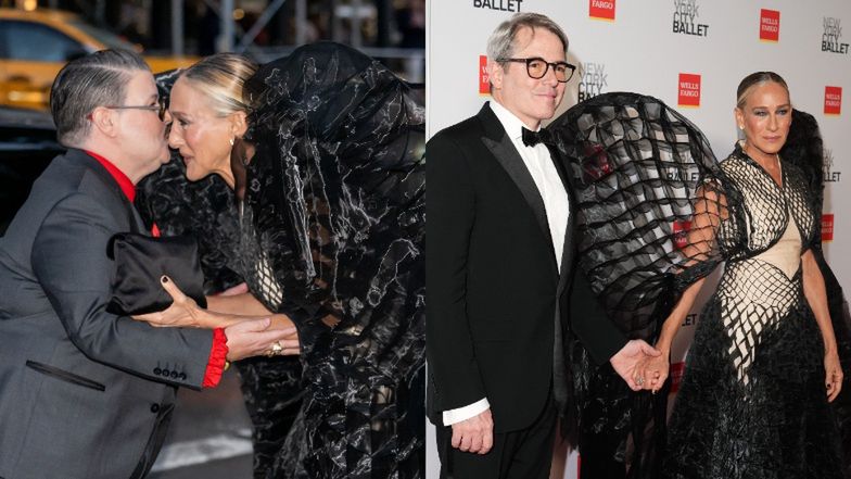 Sarah Jessica Parker w efektownej kreacji ze skrzydłami