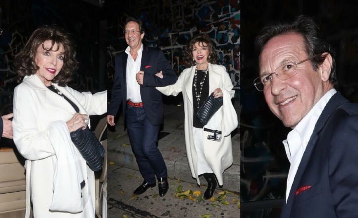Joan Collins z mężem