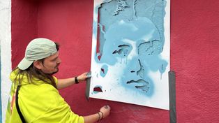 Konin: Mural społeczny. Mieszkańcy współtworzyli dzieło na Zatorzu