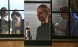 TYLKO NA PUDELKU. Sławy dokazują na afterparty: Cielecka śmiga z butelką, a Gelner analizuje biust koleżanki (ZDJĘCIA)