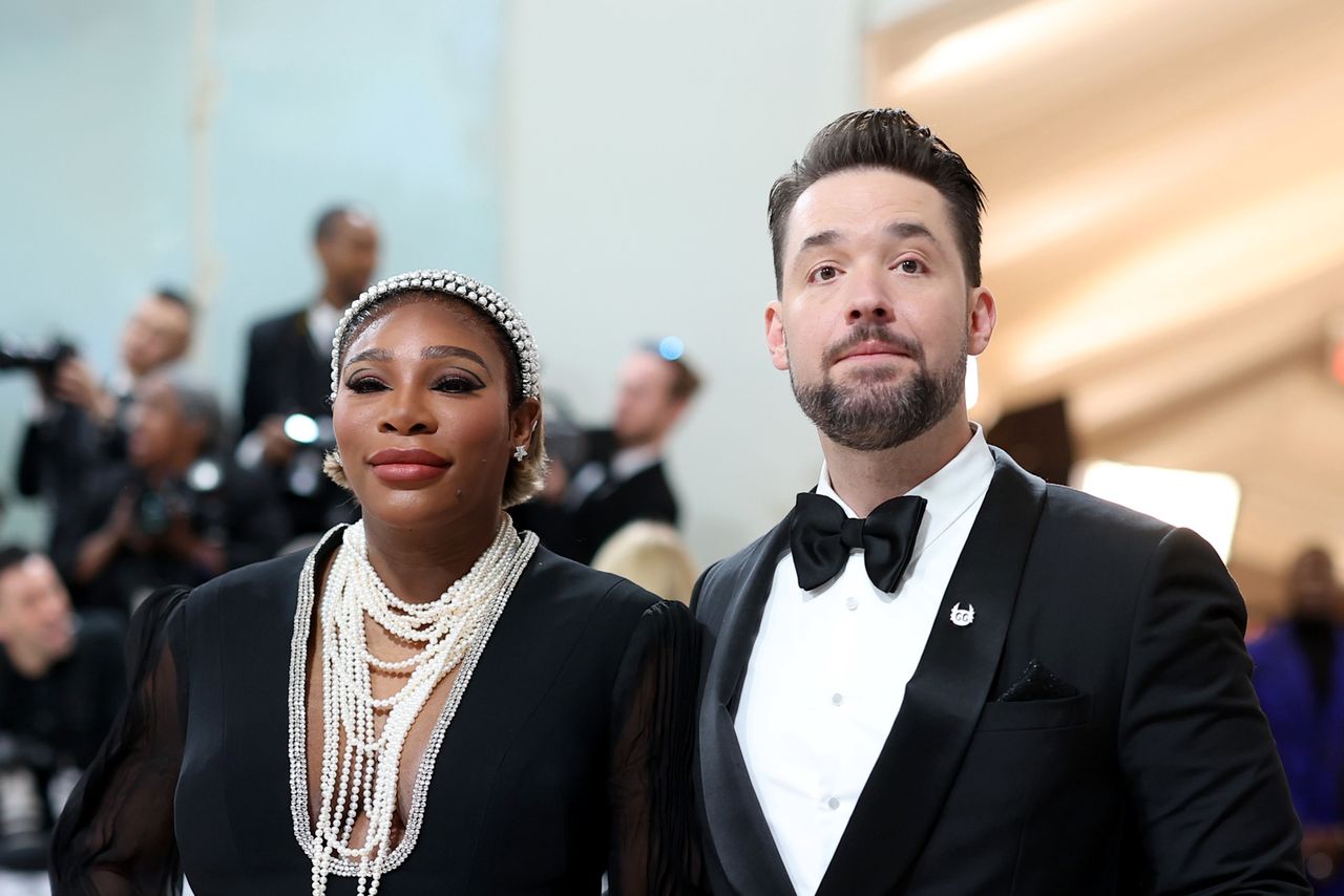 Serena Williams and Alexis Ohanian