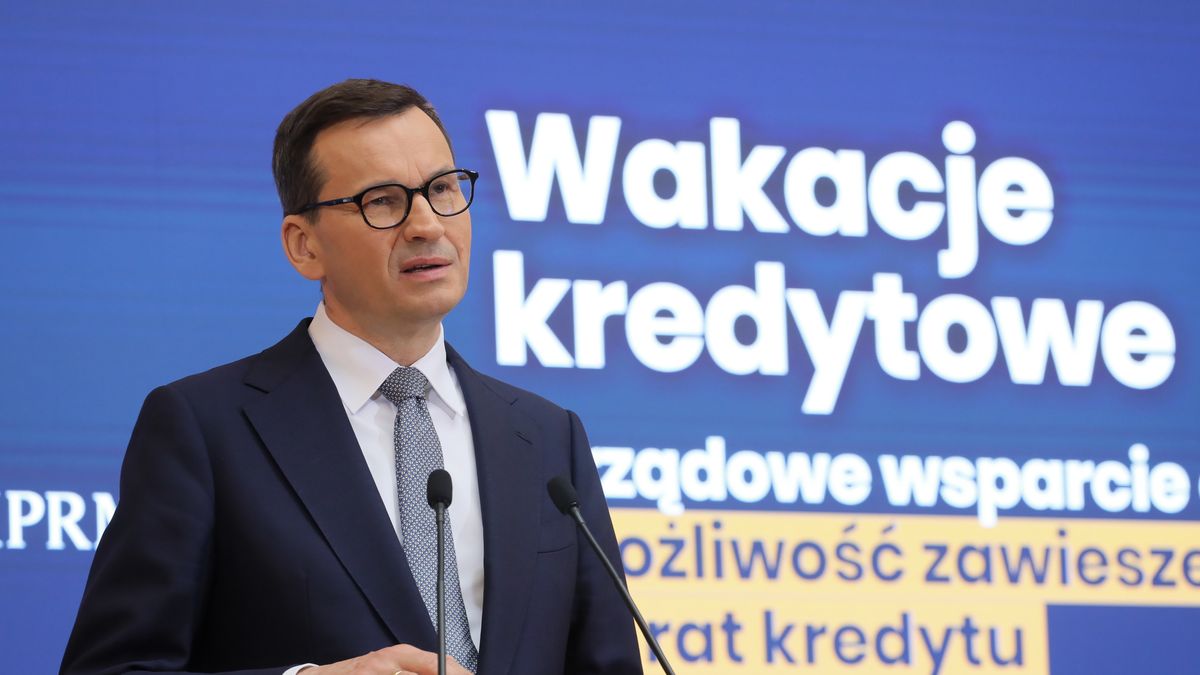 Wakacje kredytowe to jeden z programów rządu Mateusza Morawieckiego