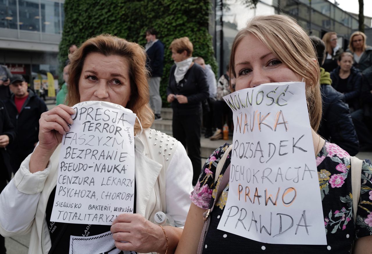 Koronawirus w Polsce. Wnioski do sądu po protestach we Wrocławiu i Lubinie. Za brak maseczek