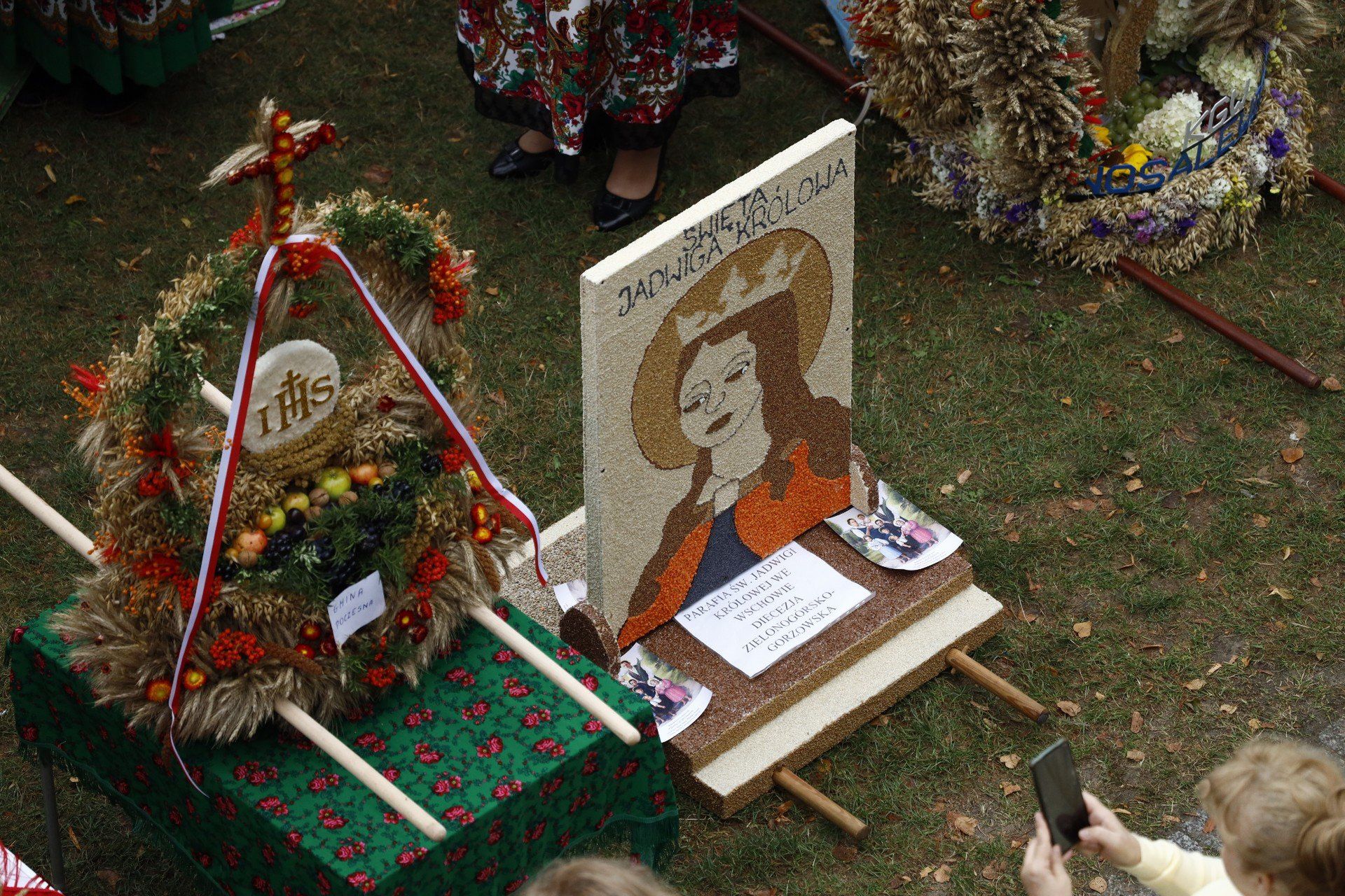 Wieńce dożynkowe na Jasnej Górze