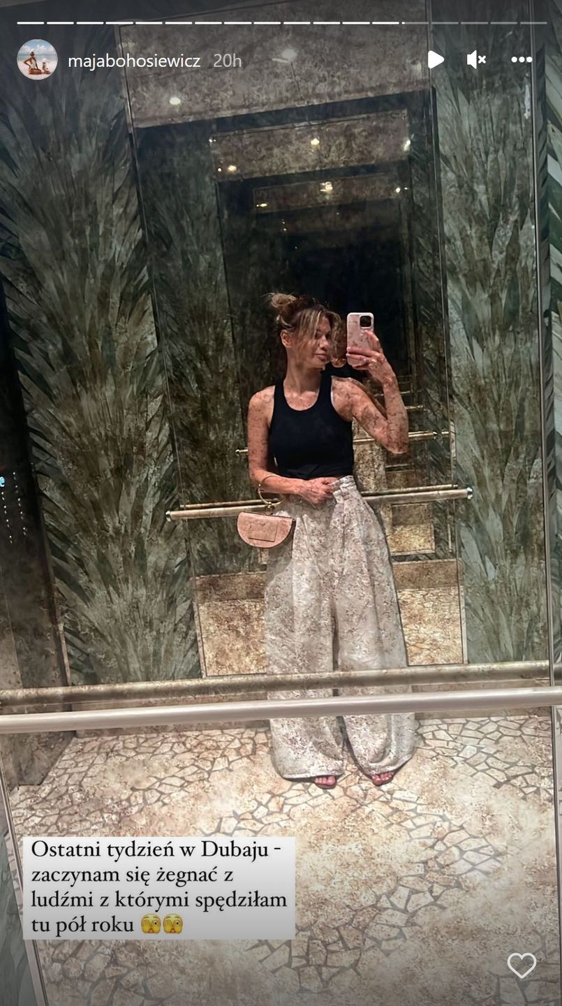 Maja Bohosiewicz żegna się z Dubajem