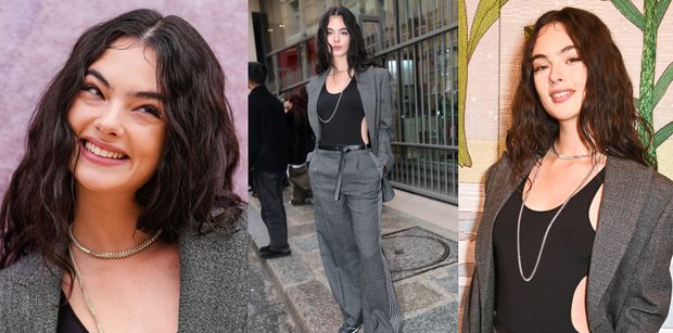 20-letnia córka Moniki Bellucci wdzięczy się na Paris Fashion Week w wyciętym body