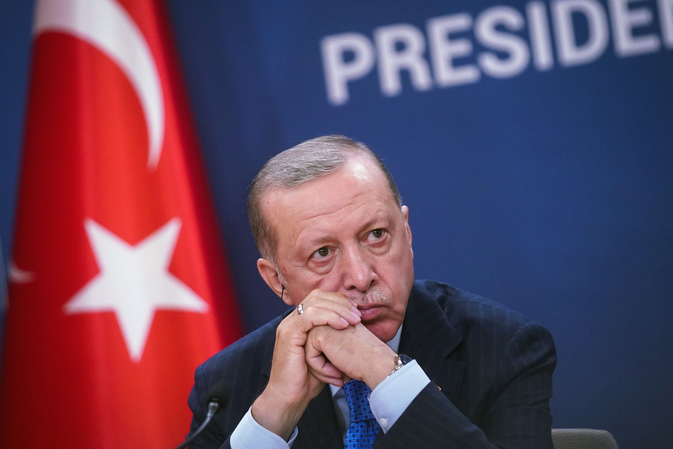 Turkey President Tayyip Erdogan and Serbian Counterpart Aleksandar Vucic News Conference In Belgrade
Bloomberg
european, serbian, business news, turkey, emea