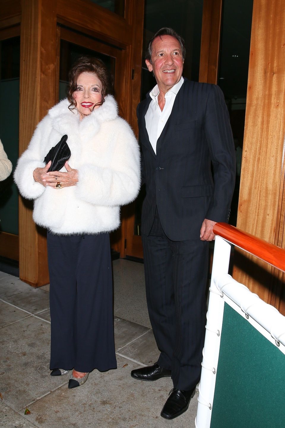 Joan Collins z mężem