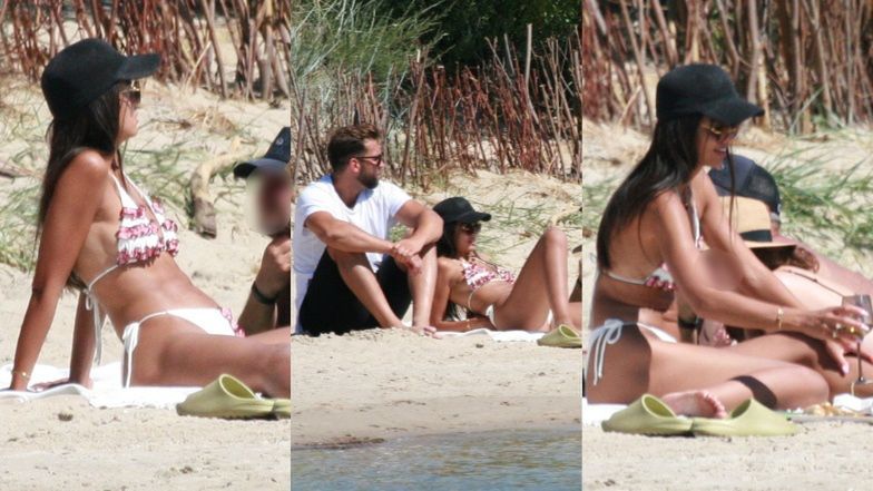 Klaudia El Dursi na plaży w Chałupach