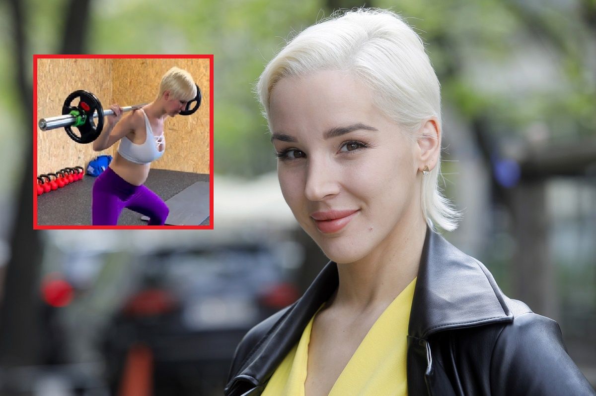 Ciężarna Lil Masti podnosi ciężary. Internauci przerażeni