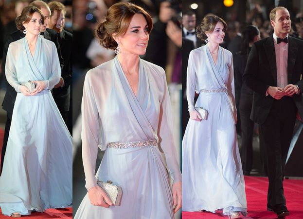 Kate Middleton BEZ STANIKA na premierze nowego Bonda! (ZDJĘCIA)
