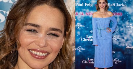 Emilia Clarke pozuje z białym proszkiem na nosie na imprezie w Berlinie (FOTO)
