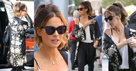 #TRENDY: Kate Beckinsale w orientalnej narzutce