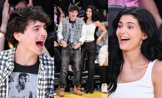 Timothee Chalamet i Kylie Jenner dokazują na meczu. Para nie szczędziła sobie CZUŁOŚCI