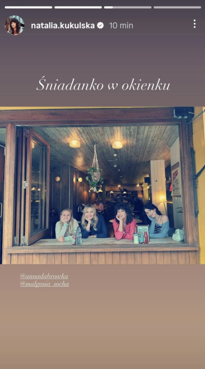 Natalia Kukulska i Małgorzata Socha z córkami