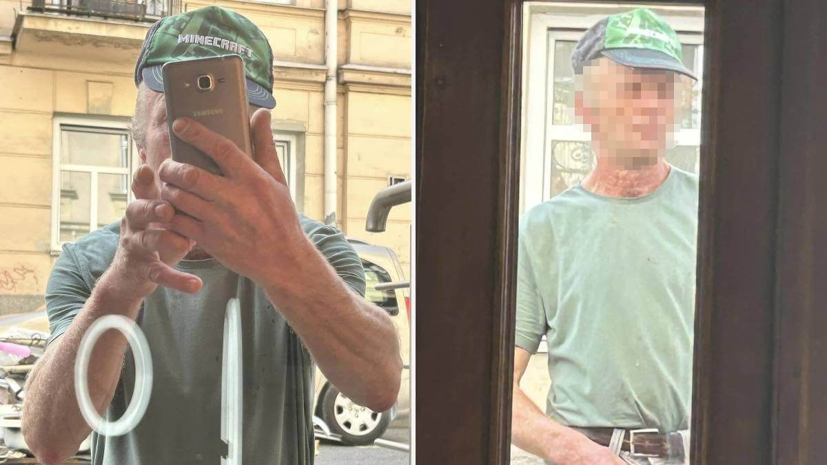Agresywny mężczyzna wszedł do salonu kosmetycznego, nagrywał pracowników i klientów