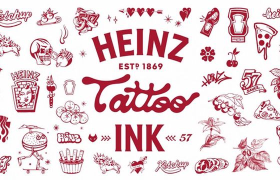 Heinz wprowadza tusz do tatuażu w kolorze ketchupu