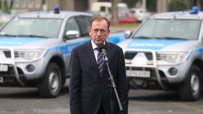 Mariusz Kami�skiAlbert Zawadafuncjonariusze, genera�, komendant, minister, MSWiA, policja, policjanci, policjant, Policji, polityk polityka, pomoc, spotkanie, wsparcie, wyjazd